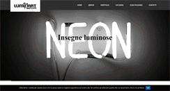 Desktop Screenshot of luminartneon.com